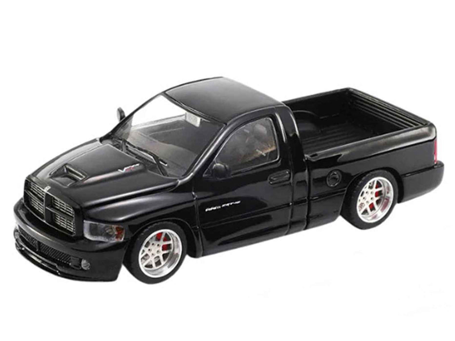 2003 Dodge Ram SRT-10 Pickup Truck Black 1/64 Diecast Model Car by Shoom64 Models