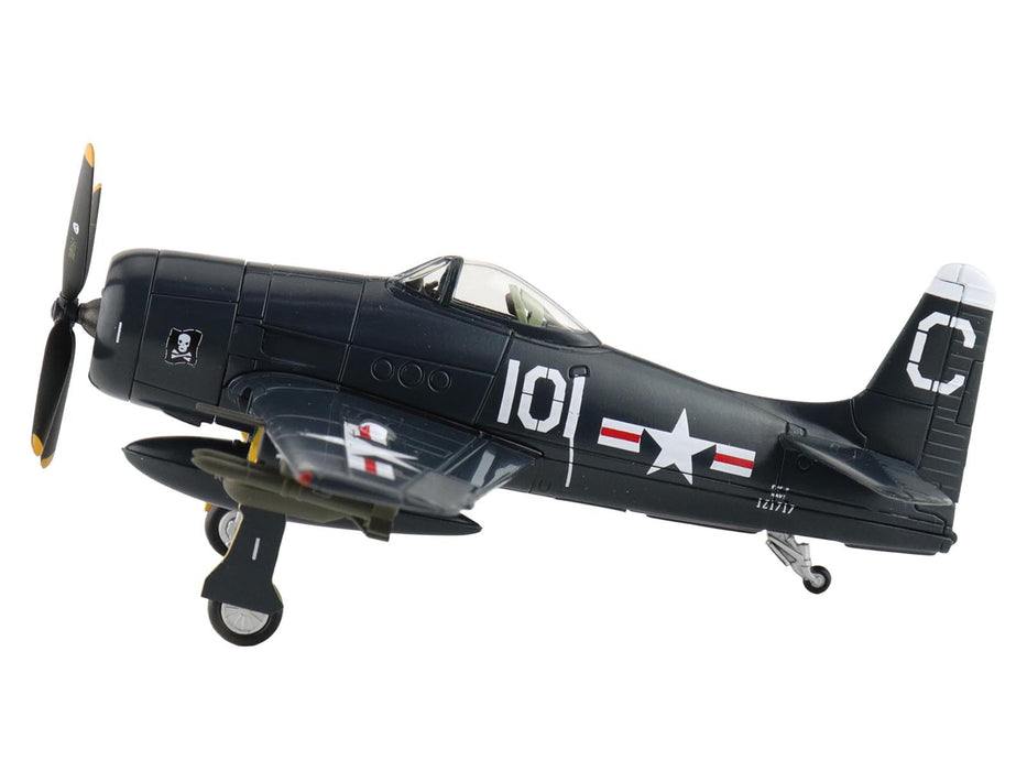 Grumman F8F-2 Bearcats Fighter Aircraft "121717 VF-61 Jolly Rogers" (1949) United States Navy "SkyMax Flying Heroes" Series 1/72 Diecast Model by Hobby Master