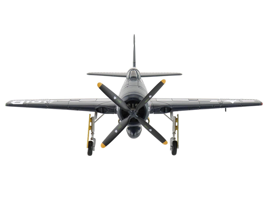 Grumman F8F-2P Bearcats Fighter Aircraft "121714 Duxford (Restored Plane)" (2014) United States Navy "SkyMax Flying Heroes" 1/72 Diecast Model by Hobby Master