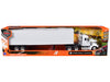 International LoneStar Truck with Dry Goods Trailer White "Long Haul Truckers" Series 1/43 Diecast Model by New Ray - Miniature Motors