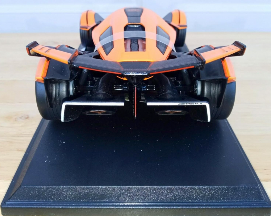 Lamborghini V12 Vision Gran Turismo Orange Metallic "Special Edition" 1/18 Diecast Model Car by Maisto