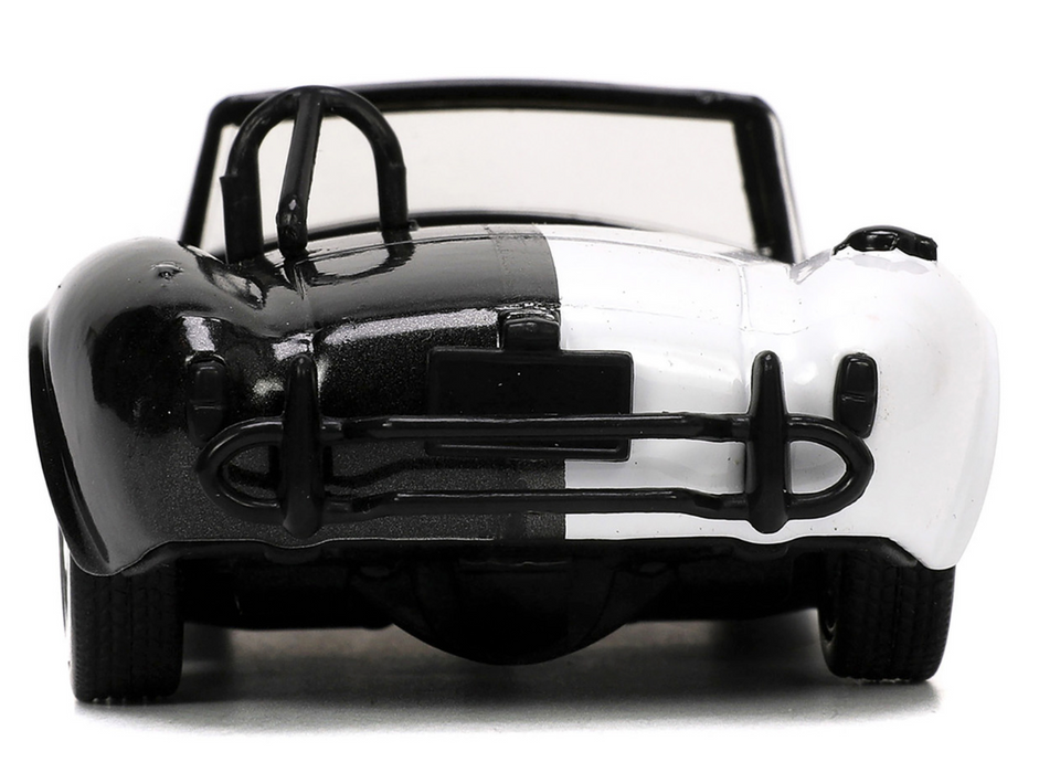 1965 Shelby Cobra 427 S/C #2 Black Metallic and White and Harvey Two-Face Diecast Figure "Batman" "Hollywood Rides" Series 1/32 Diecast Model Car by Jada