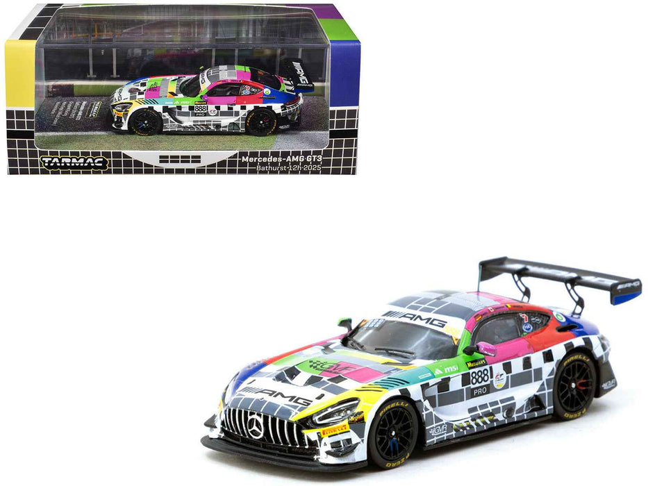 Mercedes-AMG GT3 #888 Maro Engel - Mikael Grenier - Maxime Martin "GruppeM Racing" "Bathurst 12 Hour" (2025) "Hobby64" Series 1/64 Diecast Model Car by Tarmac Works