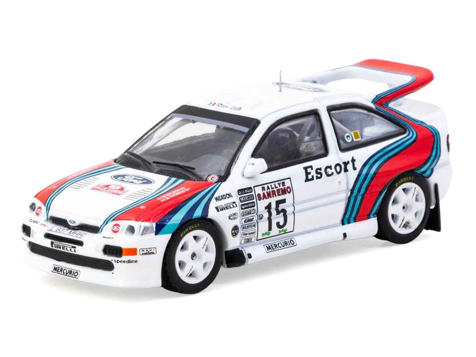 Ford Escort RS Cosworth WRC #15 Malcolm Wilson - Bryan Thomas "Rallye Sanremo" (1994) "Hobby64" Series 1/64 Diecast Model Car by Tarmac Works