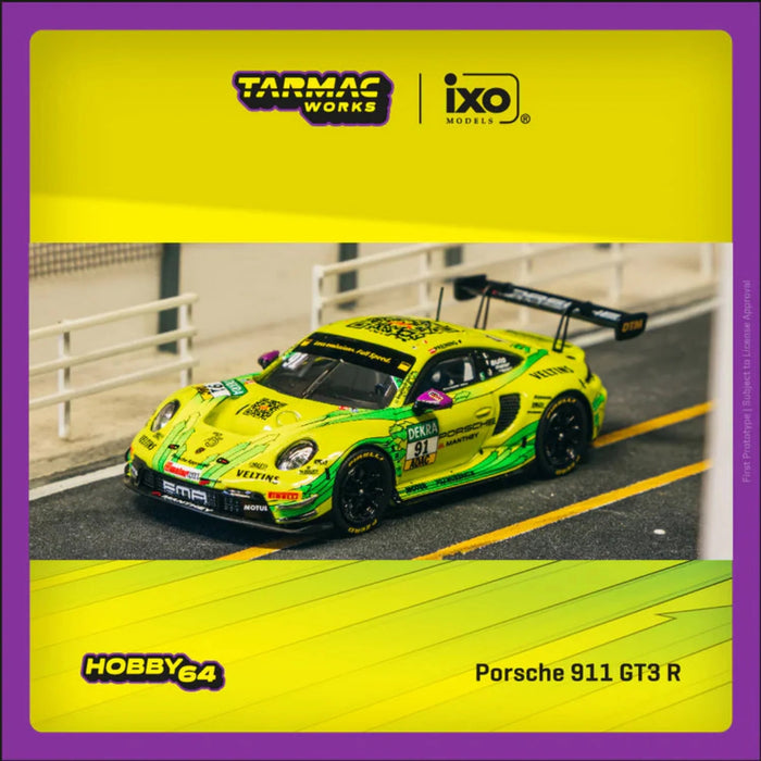 Porsche 911 GT3 R #91 Thomas Preining "Manthey EMA" Champion "Deutsche Tourenwagen Masters" (2023) "Hobby64" Series 1/64 Diecast Model by Tarmac Works