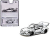 RWB 993 "Designed by Joshua Vides" Black and White "Hobby64" Series 1/64 Diecast Model Car by Tarmac Works