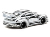 RWB 993 "Designed by Joshua Vides" Black and White "Hobby64" Series 1/64 Diecast Model Car by Tarmac Works