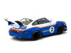 RWB 993 #2 "Liberty Walk" White and Blue Metallic with Container Packaging "Hobby64" Series 1/64 Diecast Model Car by Tarmac Works