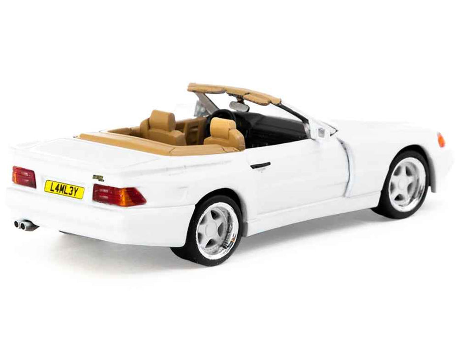 Mercedes-Benz SL 500 Koenig Specials Convertible White "Global64" Series 1/64 Diecast Model by Tarmac Works