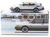 Saab 900 Turbo Silver Metallic "Global64" Series 1/64 Diecast Model by Tarmac Works