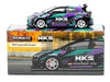 Toyota GR Corolla RHD (Right Hand Drive) "HKS" Black with Graphics "Global64" Series 1/64 Diecast Model by Tarmac Works