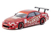 Toyota VERTEX Ridge TE3005 Soarer RHD (Right Hand Drive) Red Metallic with Graphics and Tarmac Cards "Global64" Series 1/64 Diecast Model Car by Tarmac Works