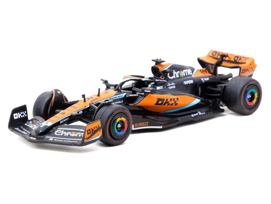 McLaren MCL60 #81 Oscar Piastri Formula One F1 "Australian GP" (2023) "Global64" Series 1/64 Diecast Model Car by Tarmac Works