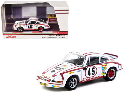 Porsche 911 Carrera RSR 2.8 #45 Erwin Kremer - Paul Keller - Clemens Schickentanz "Kremer Racing Team" GTS 3.0 Class Winner "24 Hours of Le Mans" (1973) "Collab64" Series 1/64 Diecast Model Car by Schuco & Tarmac Works