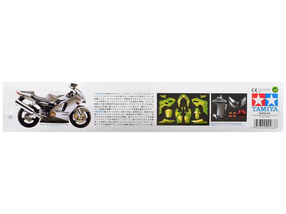 Model Kit Kawasaki Ninja ZX-12R Motorcycle 1/12 Scale Model by Tamiya
