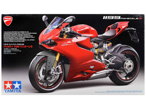 Model Kit Ducati 1199 Panigale S Motorcycle 1/12 Scale Model by Tamiya