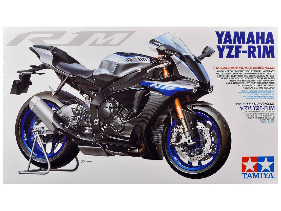 Model Kit Yamaha YZF-R1M Motorcycle 1/12 Scale Model by Tamiya