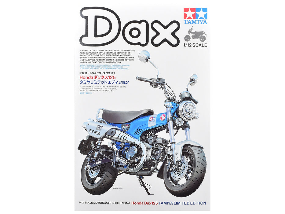 Model Kit Honda Dax125 Motorcycle 1/12 Scale Model by Tamiya