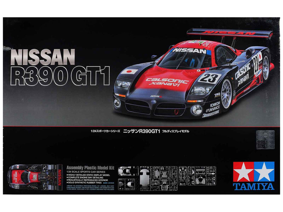 Model Kit Nissan R390 GT1 "24 Hours of Le Mans" (1997) 1/24 Scale Model by Tamiya