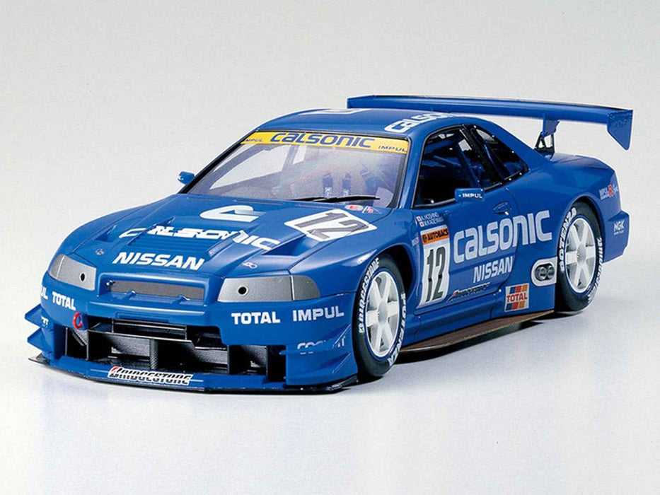 Model Kit Nissan Skyline GT-R (R34) "Calsonic" 1/24 Scale Model by Tamiya