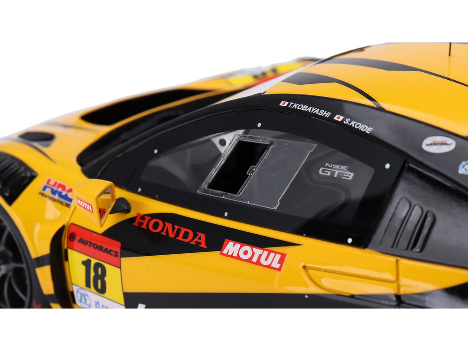 Honda NSX GT3 EVO22 #18 Takashi Kobayashi - Syun Koide "Team UpGarage" "Super GT Series" (2023) 1/18 Model Car by Top Speed