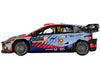Hyundai i20 N Rally1 Hybrid #11 Thierry Neuville - Martijn Wydaeghe "Hyundai Shell Mobis WRT"  Winner WRC "Monte Carlo Rally" (2024) 1/18 Model Car by Top Speed - Miniature Motors