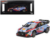 Hyundai i20 N Rally1 Hybrid #11 Thierry Neuville - Martijn Wydaeghe "Hyundai Shell Mobis WRT"  Winner WRC "Monte Carlo Rally" (2024) 1/18 Model Car by Top Speed - Miniature Motors