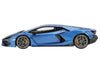 Lamborghini Revuelto Blu Eleos Blue Metallic 1/18 Model Car by Top Speed