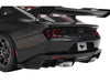 Ford Mustang GTD Shadow Black with Red Stripe 1/18 Model Car by Top Speed