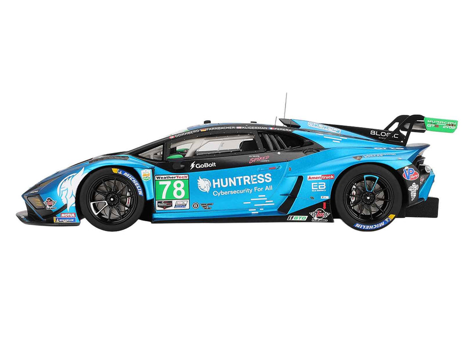 Lamborghini Huracan GT3 EVO2 #78 Mario Farnbacher - Misha Goikhberg - Parker Kligerman - Franck Perera "Forte Racing" IMSA "24 Hours of Daytona" (2025) 1/18 Model Car by Top Speed