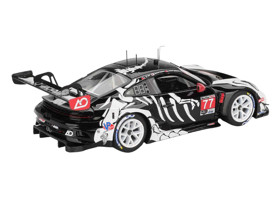 Porsche 911 GT3 R #77 Klaus Bachler - Laurin Heinrich - Michael Christensen "AO Racing Skeleton Rexy" GTD Pro IMSA "Petit Le Mans" (2025) 1/43 Model Car by True Scale Miniatures