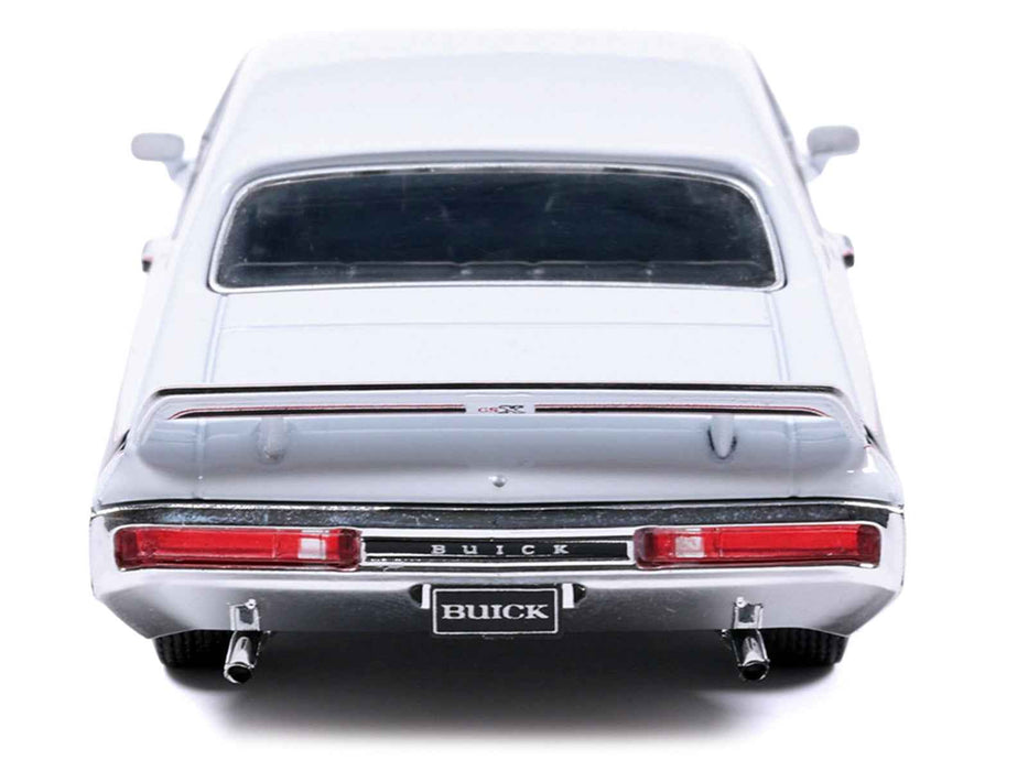 1970 Buick GSX Apollo White with Black and Red Stripes 1/43 Diecast Model by IXO Models