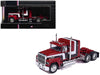 1978 Ford LTL-9000 Truck Tractor Red Metallic with Stripes 1/64 Diecast Model Car by IXO Models