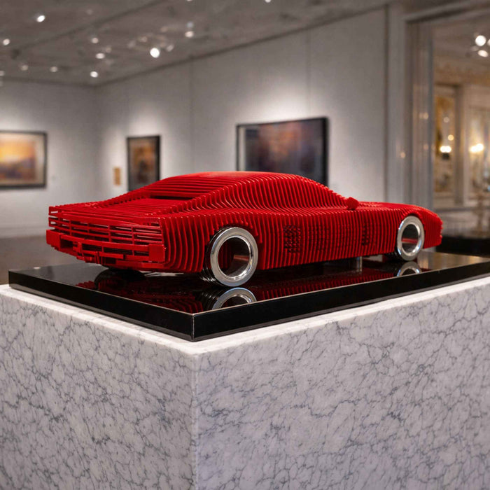 Terra Rossa Metal Car Sculpture - MT1495