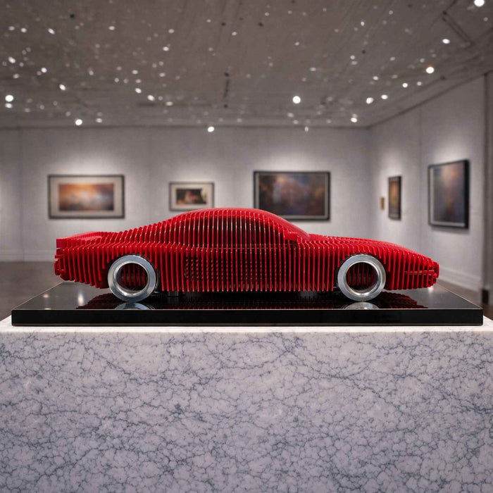 Terra Rossa Metal Car Sculpture - MT1495